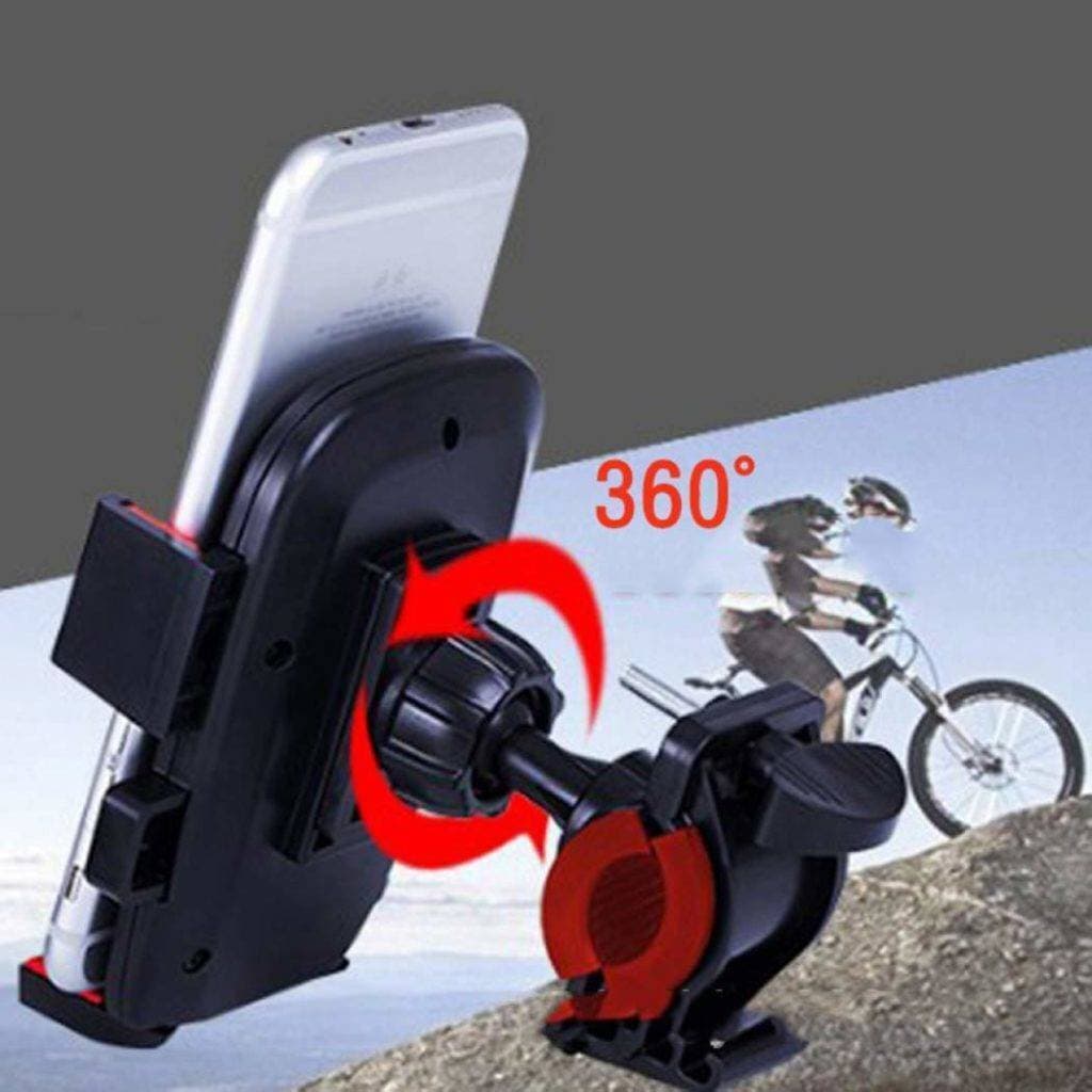 Mobile Phone Holder For Motorcycle - Black