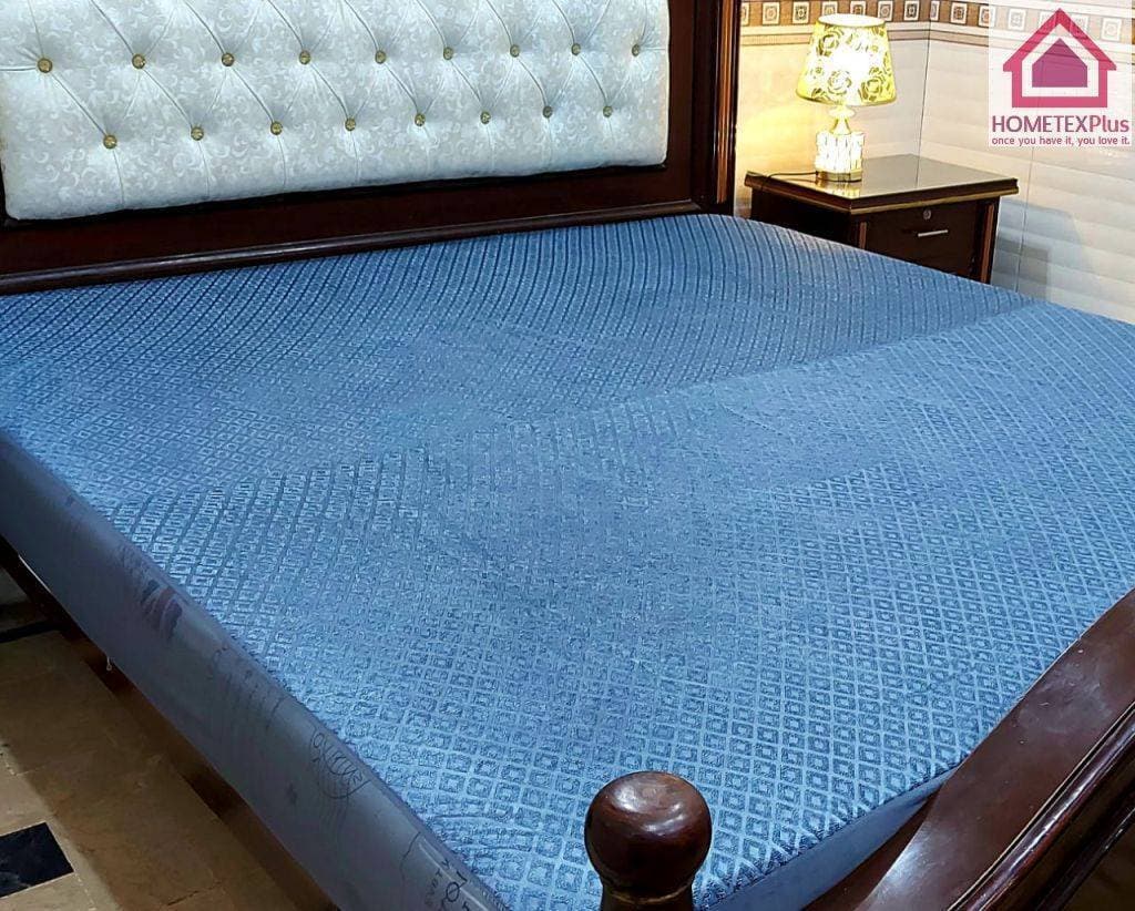 King Size Waterproof Mattress Cover Palachi Grey - HTP522