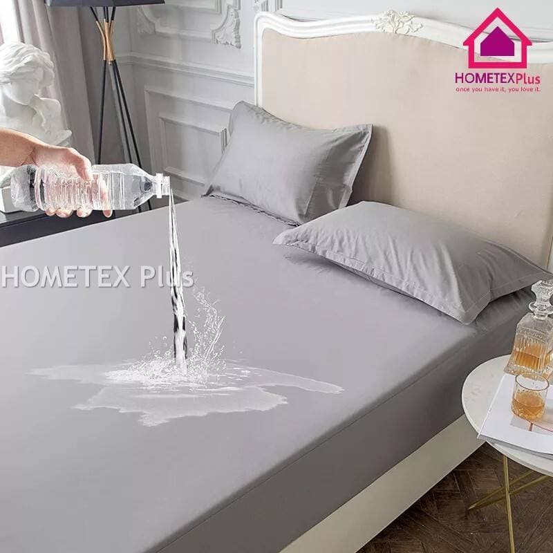 King Size Waterproof Mattress Cover Grey - HTP516