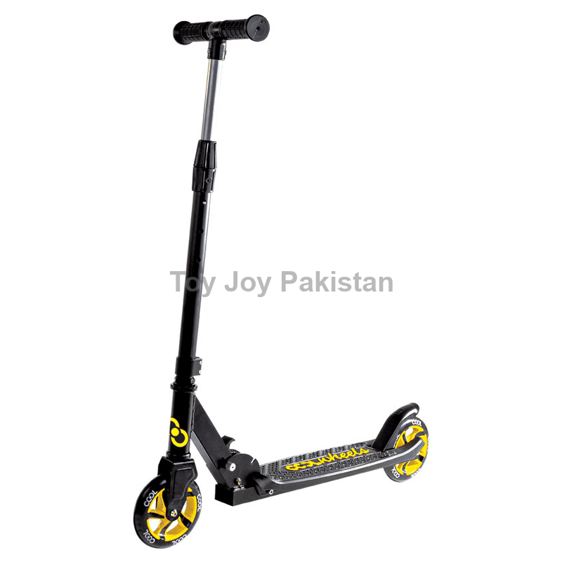 Cool Wheels Foldable Scooter 8+ Age Yellow 2 Wheels Baby Scooter (95cm-107cm)