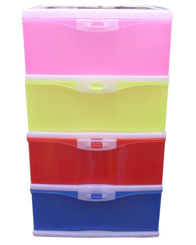 Mega 4 Drawer Storage & Chest Organizer Multicolor
