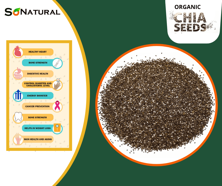 SoNatural - Organic Chia Seeds Weight Lose - 500G
