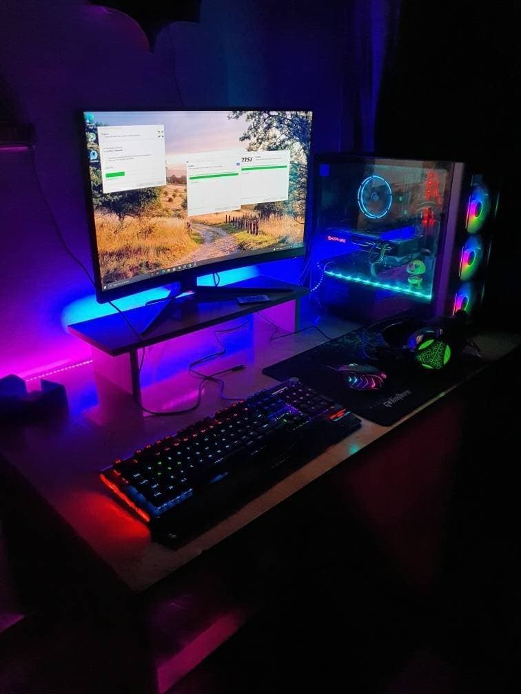 Led Strip RGB For Computer Case Decoration 3 Key Control Motherboard Strip