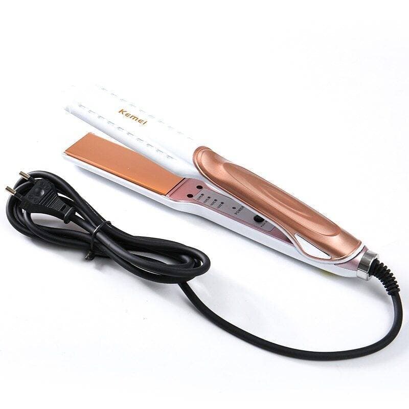 Kemei - Hair Straightener With Temperature Control Up To 220 C
