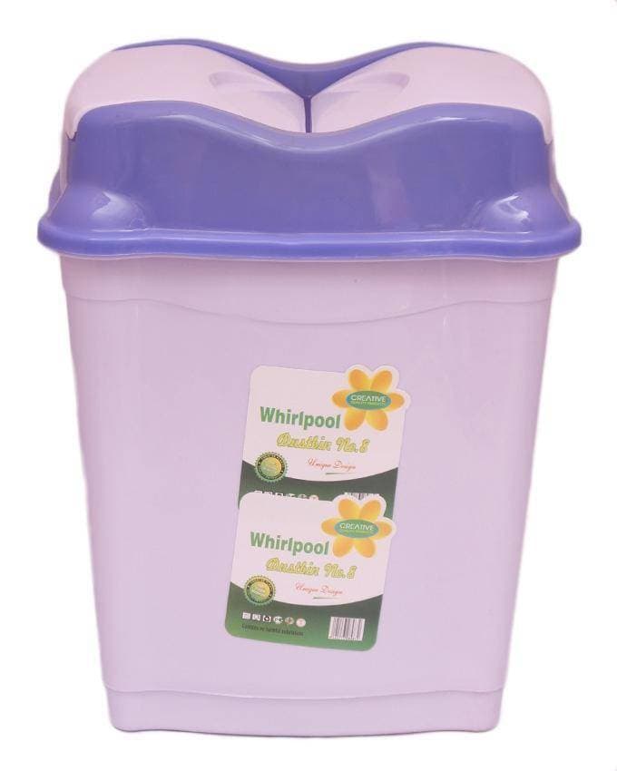 Whirlpool Double-Lid Swing Bin Trash Can