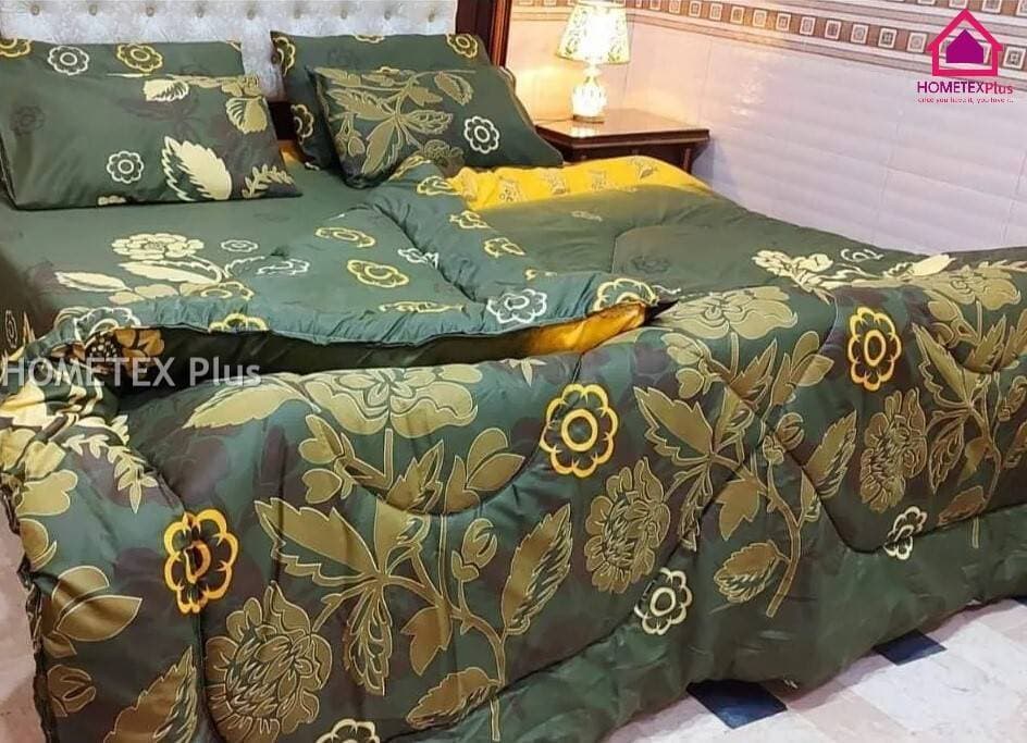 6 PCS Winter Razai Set - Quilt Set - CQS1100