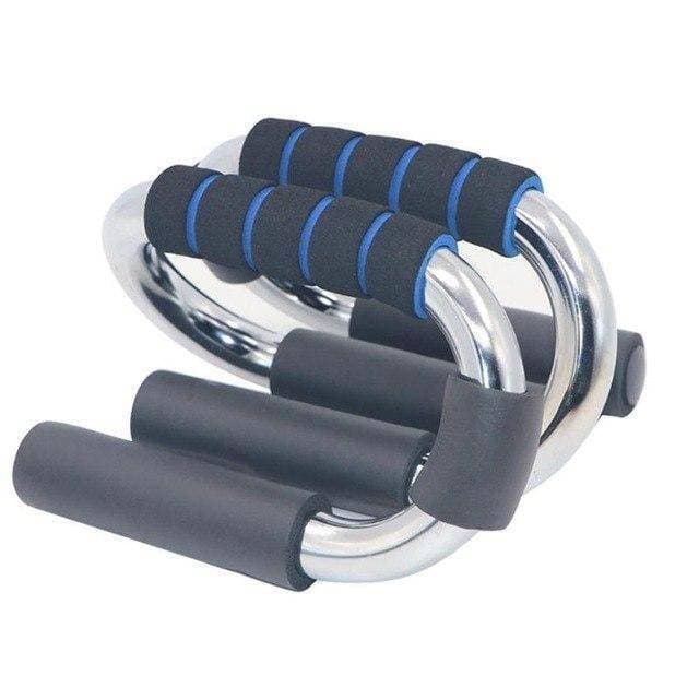1 Pair S Shape Fitness Push Up Bar Aluminum Alloy Push-Ups Stand