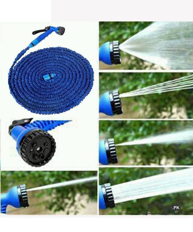 Magic Hose with 7-Functions Spray Gun (50 Ft.) for Car Wash & Garden