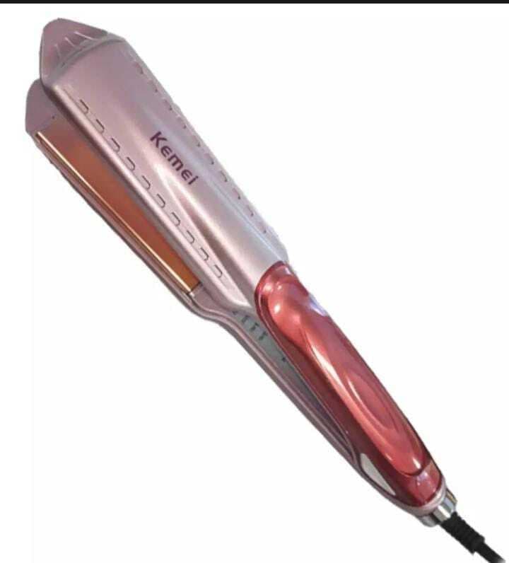 Latest Model Kemei KM-471 Professional Hair Straightener with Temperature Control