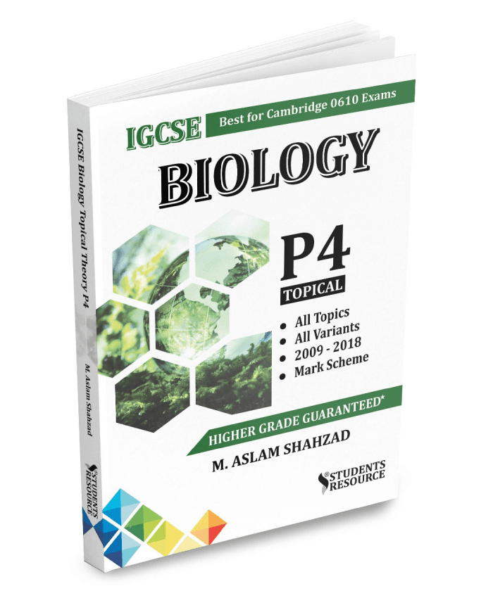 Igcse Biology 0610 Paper 4 Topical 2009-2020
