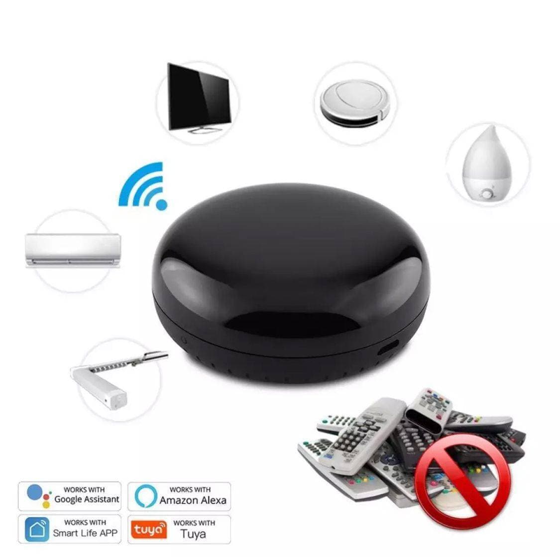 Moes WiFi IR Control Hub Smart Home Tuya APP Works with Alexa Google Home