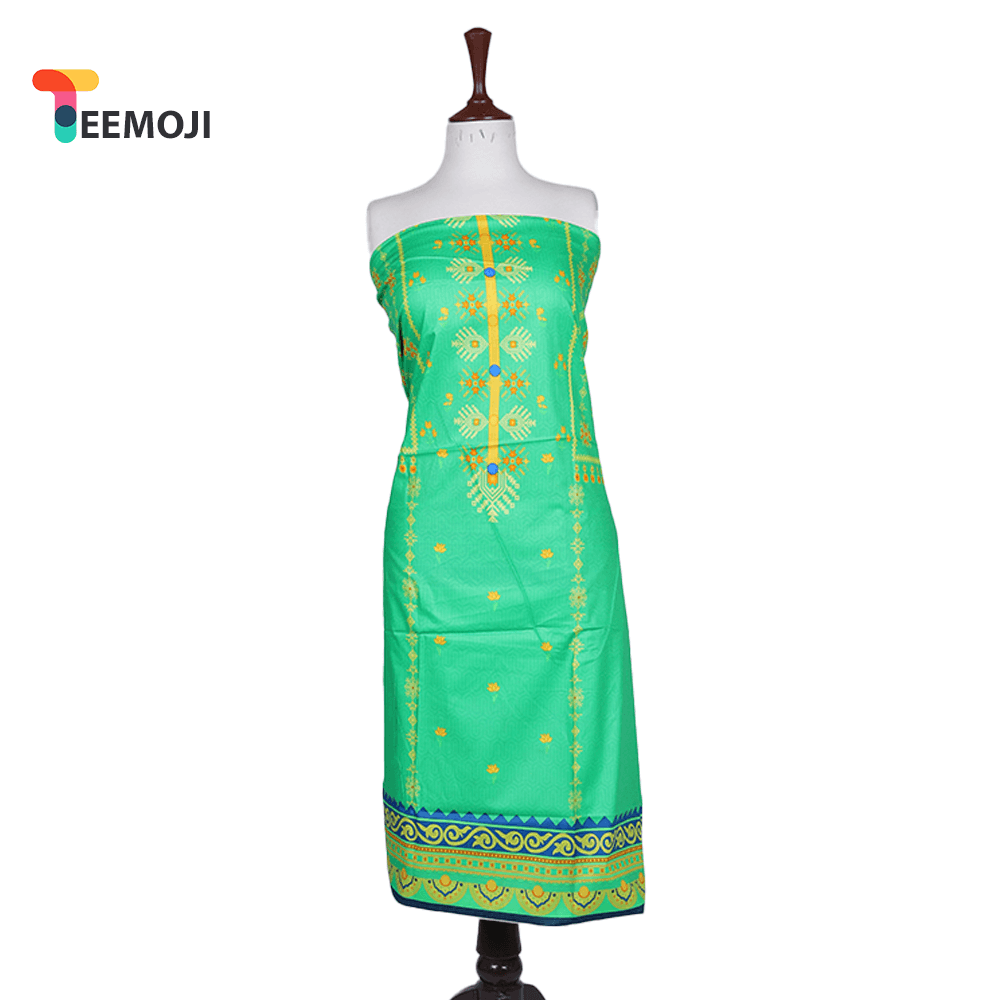 Teemoji 1 Piece Cotton Cambric Unstitched Kurti- CC-19