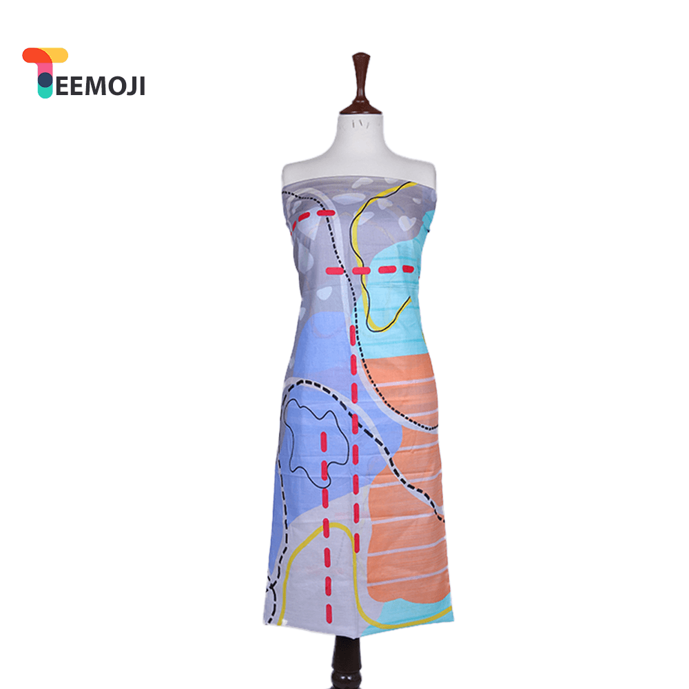 Teemoji 1 Piece Cotton Cambric Unstitched Kurti- CC-25