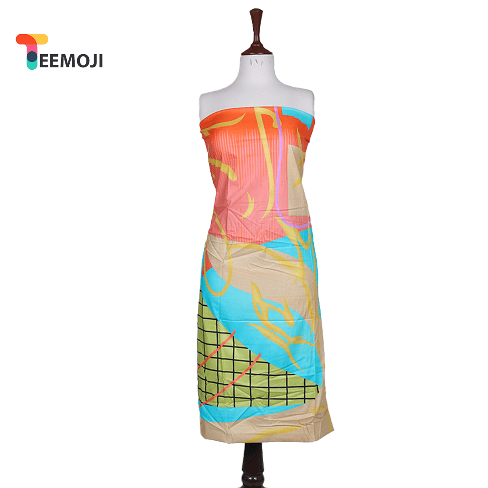 Teemoji 1 Piece Cotton Cambric Unstitched Kurti- CC-24