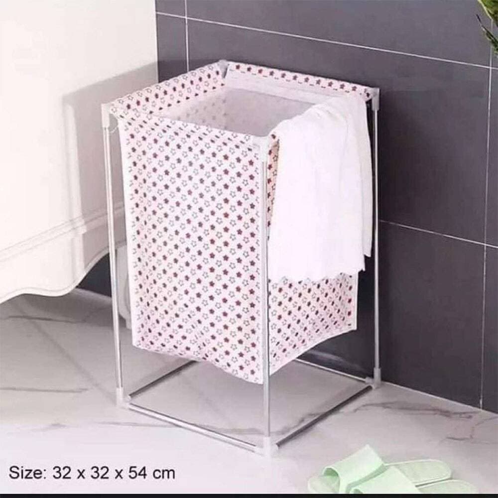 Foldable Storage Basket Stand Laundry Basket Toy Storage Box Washing Dirty Clothes Basket Organizer