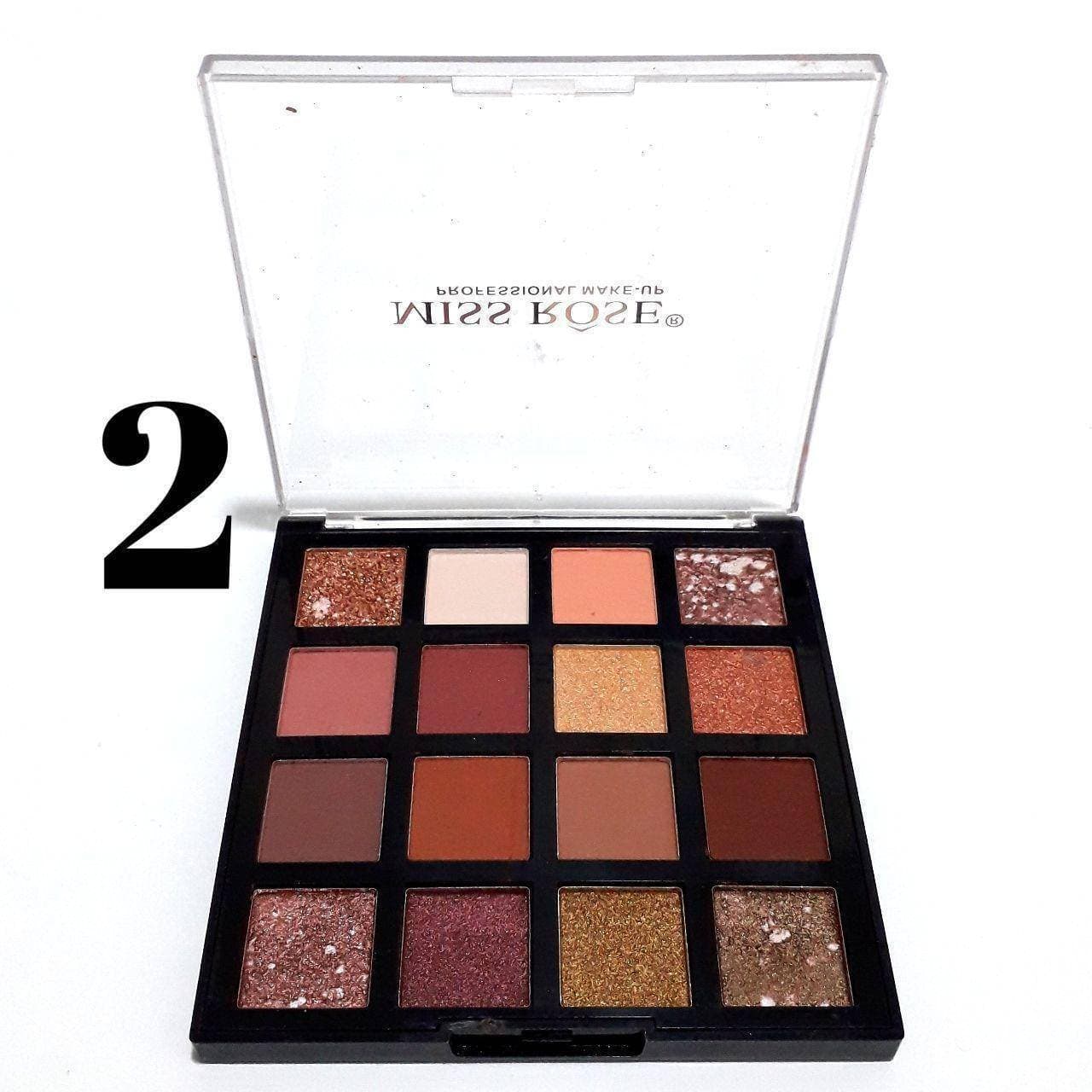 Miss Rose Fashion 16 Color Eyeshadow Palette Color - Type 2
