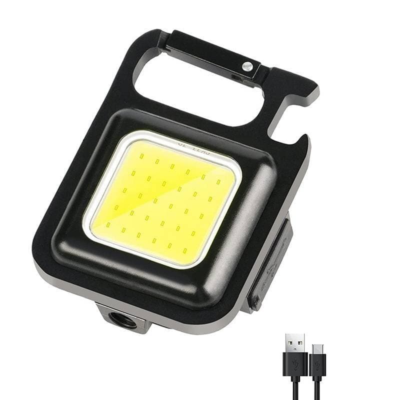 COB 500 Lumen Bright Rechargeable Spot Flashlight