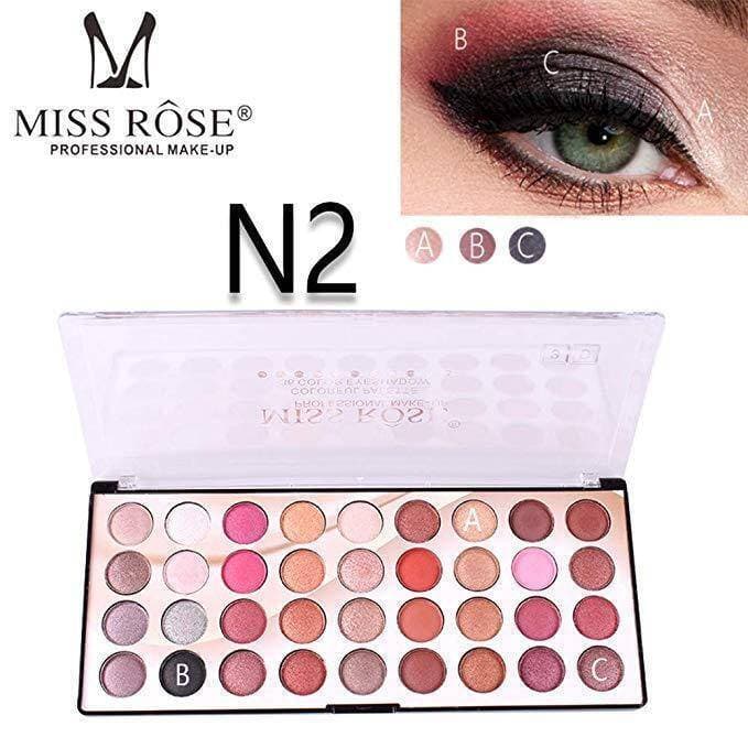 Miss Rose 36 Color 3d Colorful Waterproof Eye Shadow Palette