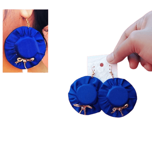 New Arrival Fashion Sun Hat Shape Earrings For Women