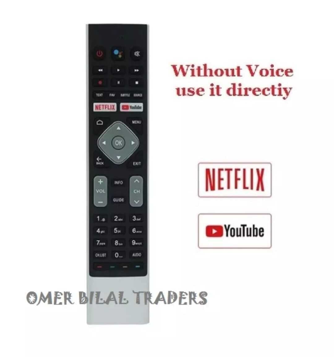 Haier Smart Led, Tv Remote Control With Netflix & Youtube Button