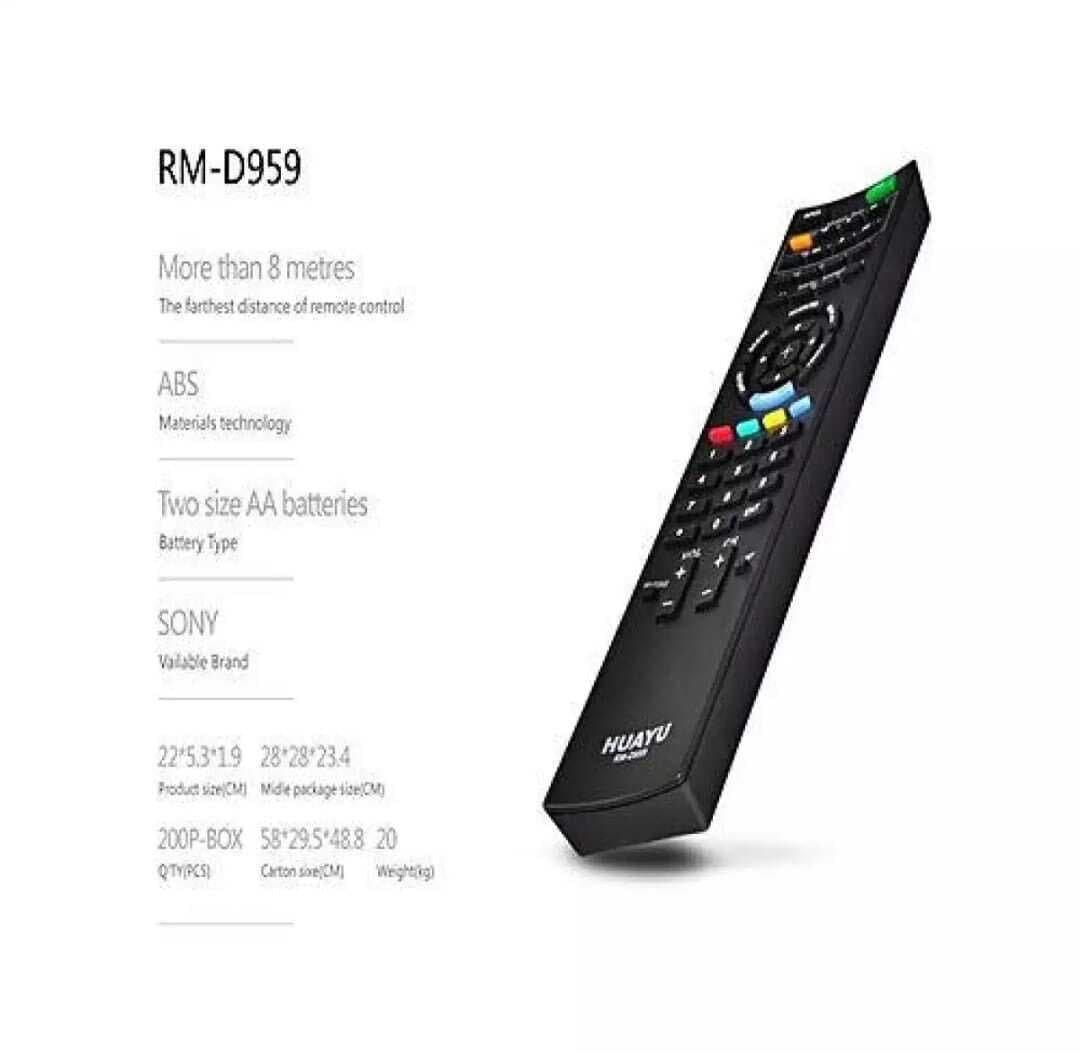 Sony Universal Remote For Smart Lcd & Led - Huayu RM-d959