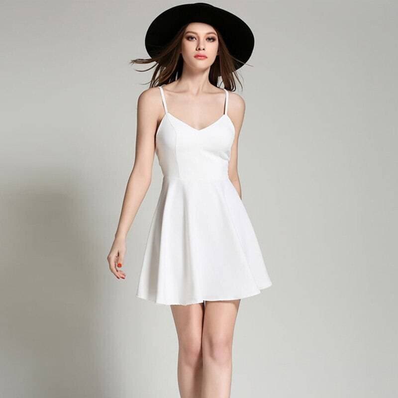 Sexy Satin Silk Backless Night Dress With Feathers - 1-Piece