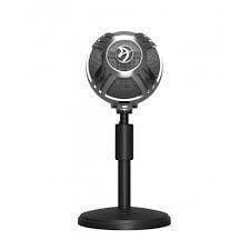 Arrozi Sfera Gaming Microphone, Usb Cable And Cable Clip 3.5mm, Headphone Jack, Adjustable Stand, ( Black, Red)