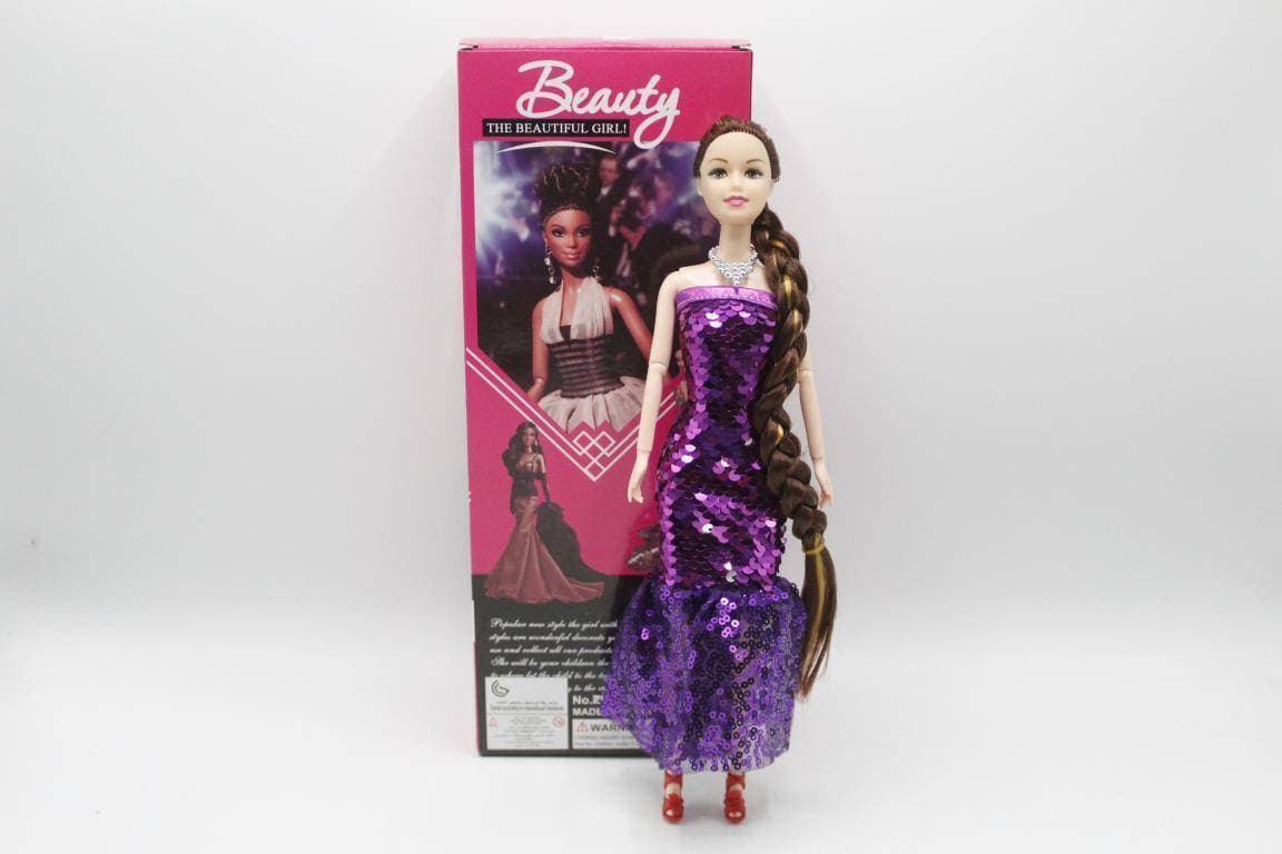Beauty Girl Cute Doll Purple (Zr-576)