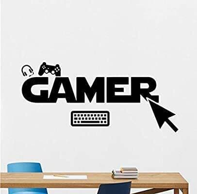 Gamer Boy Games Wall Sticker Wall Decoration
