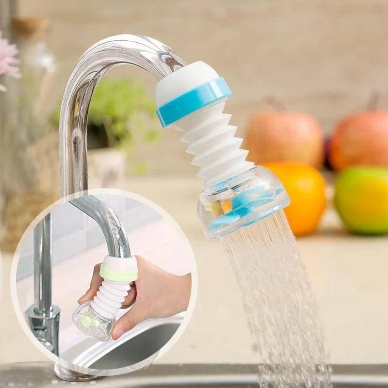 Kitchen 360 Degree Rotate Water Saving Flexible Shower Tap - 1 Piece