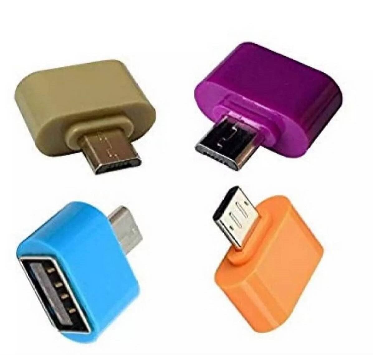 Otg Connector Usb To Micro Usb Your Smart Phone Mobile - Pack Of 2