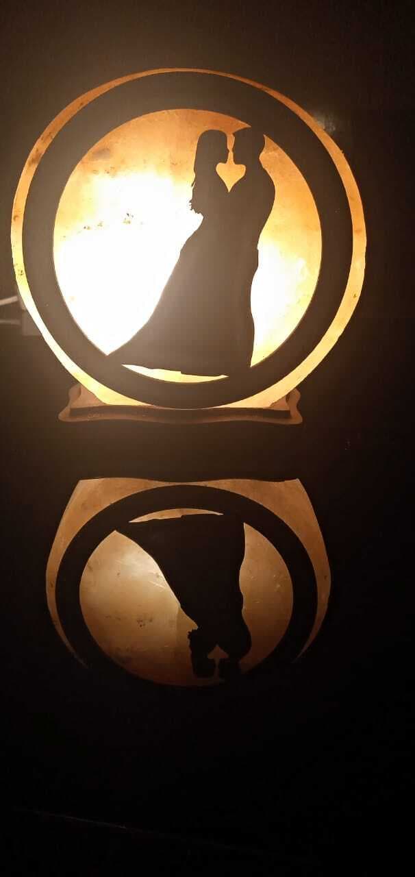 3D Couple Salt Lamp