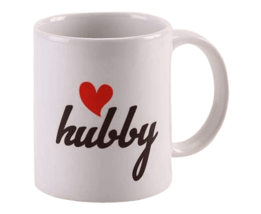 Amazing Hubby Printed Customized White Coffee Mug