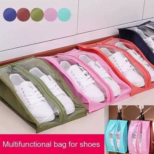 Multifunctional Waterproof Transparent Travel Shoe Storage Bag
