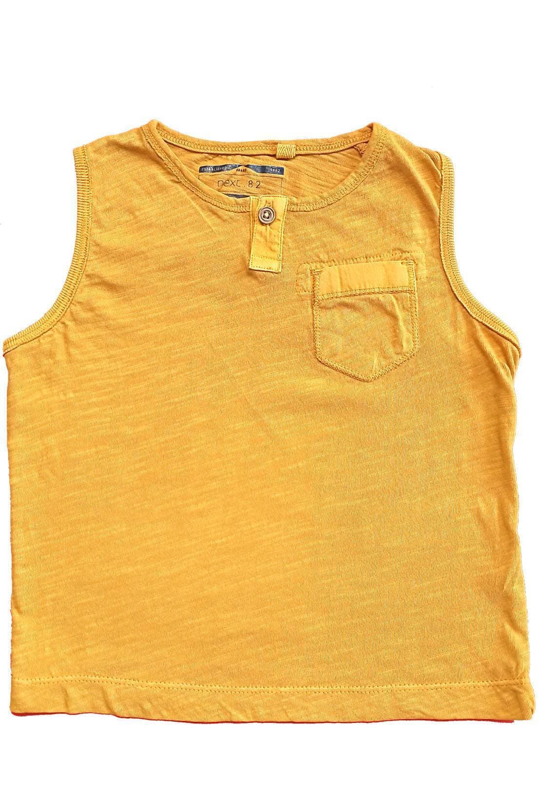 Shirt Jersey Fabric Round Neck - Yellow