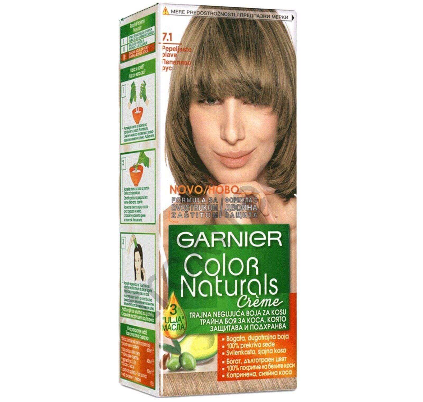 Garnier Color Naturals Hair Color (7.1 Ash Blonde)
