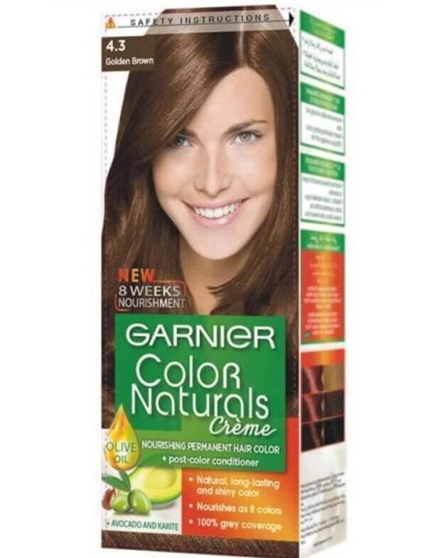 Garnier Color Naturals Hair Color (4.3 Golden Brown)