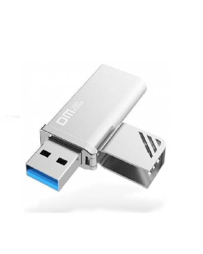 DM 16GB USB Metal Flash Drive 3.0 Speed - PD068 - Silver
