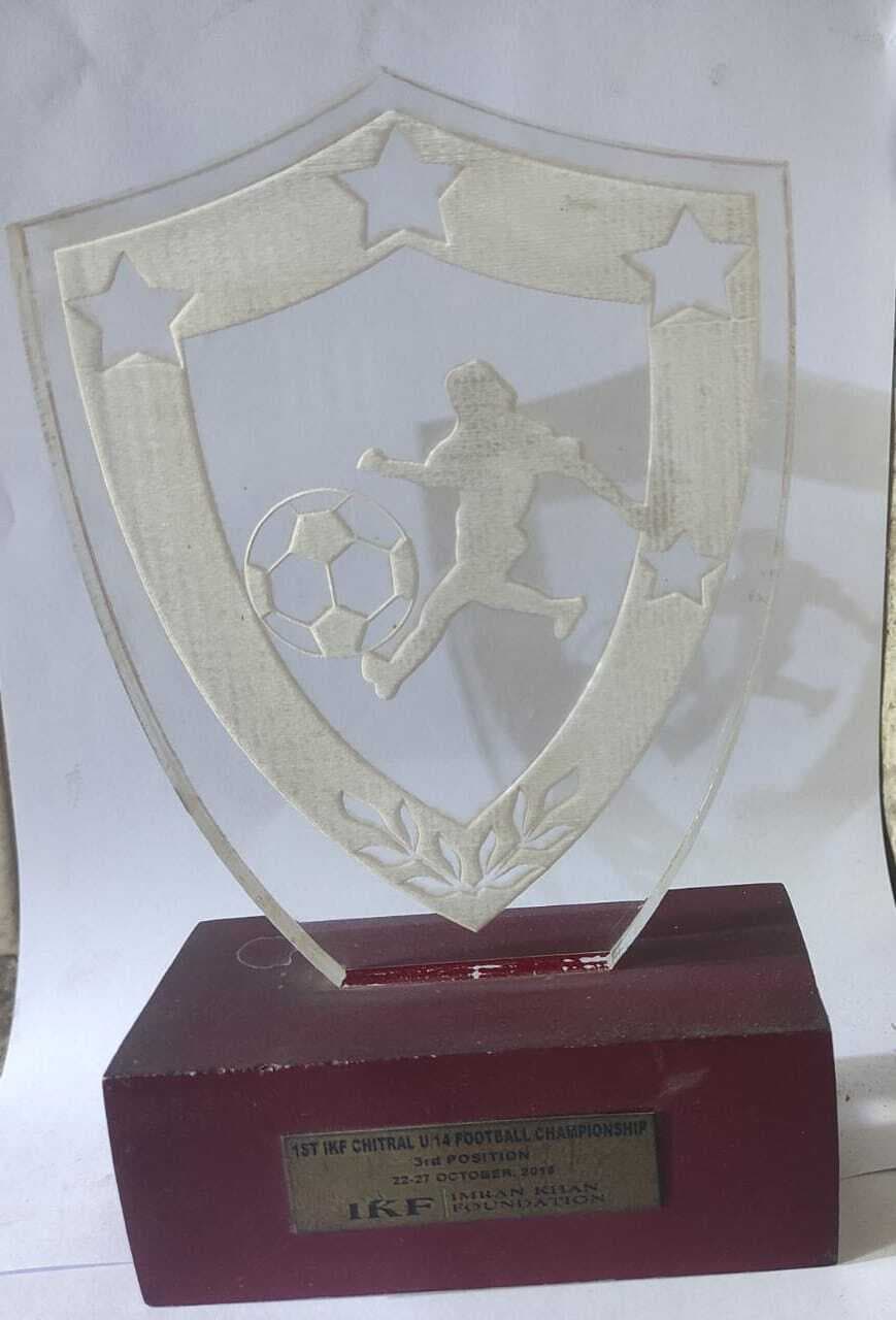Best Player Football Trophy - 1 Piece