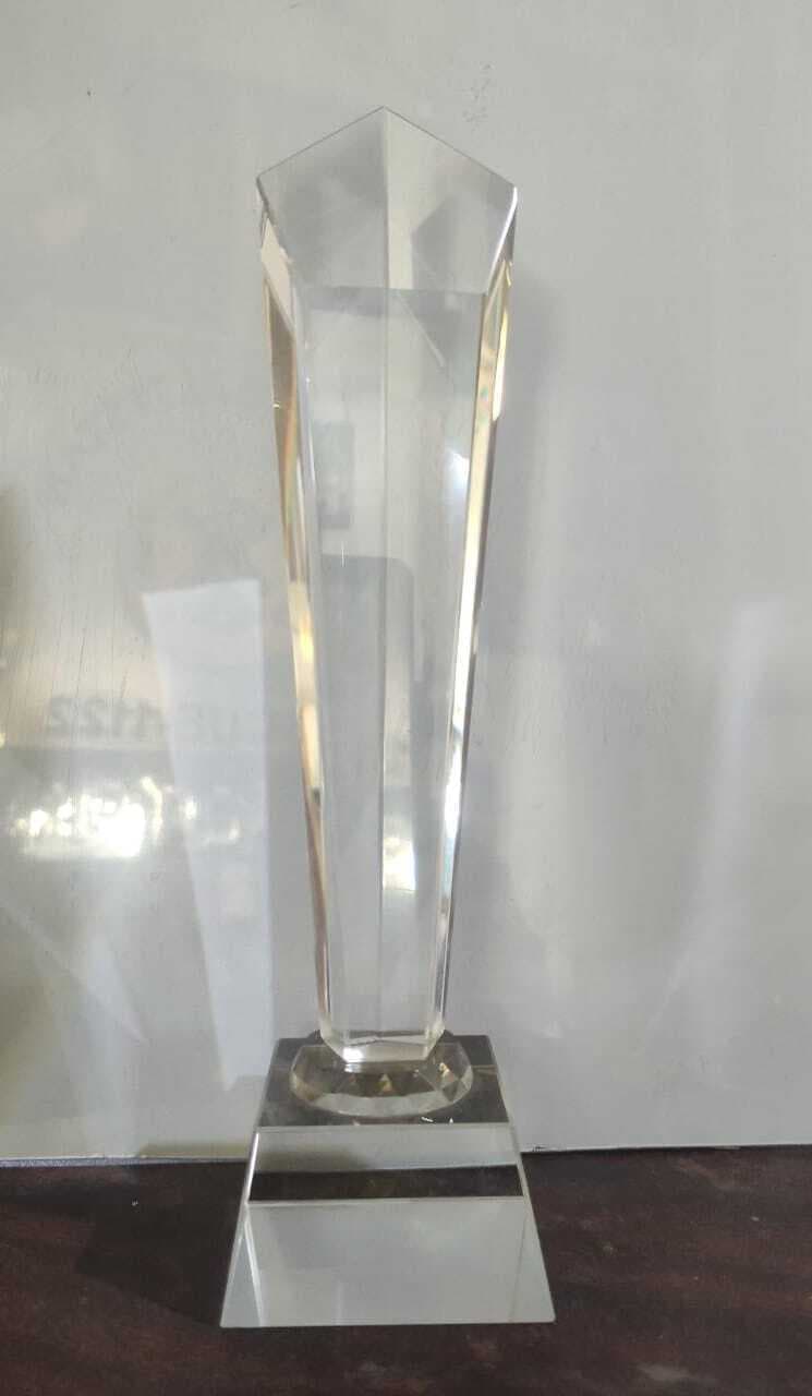 Crystal Trophy Award - 1 Piece