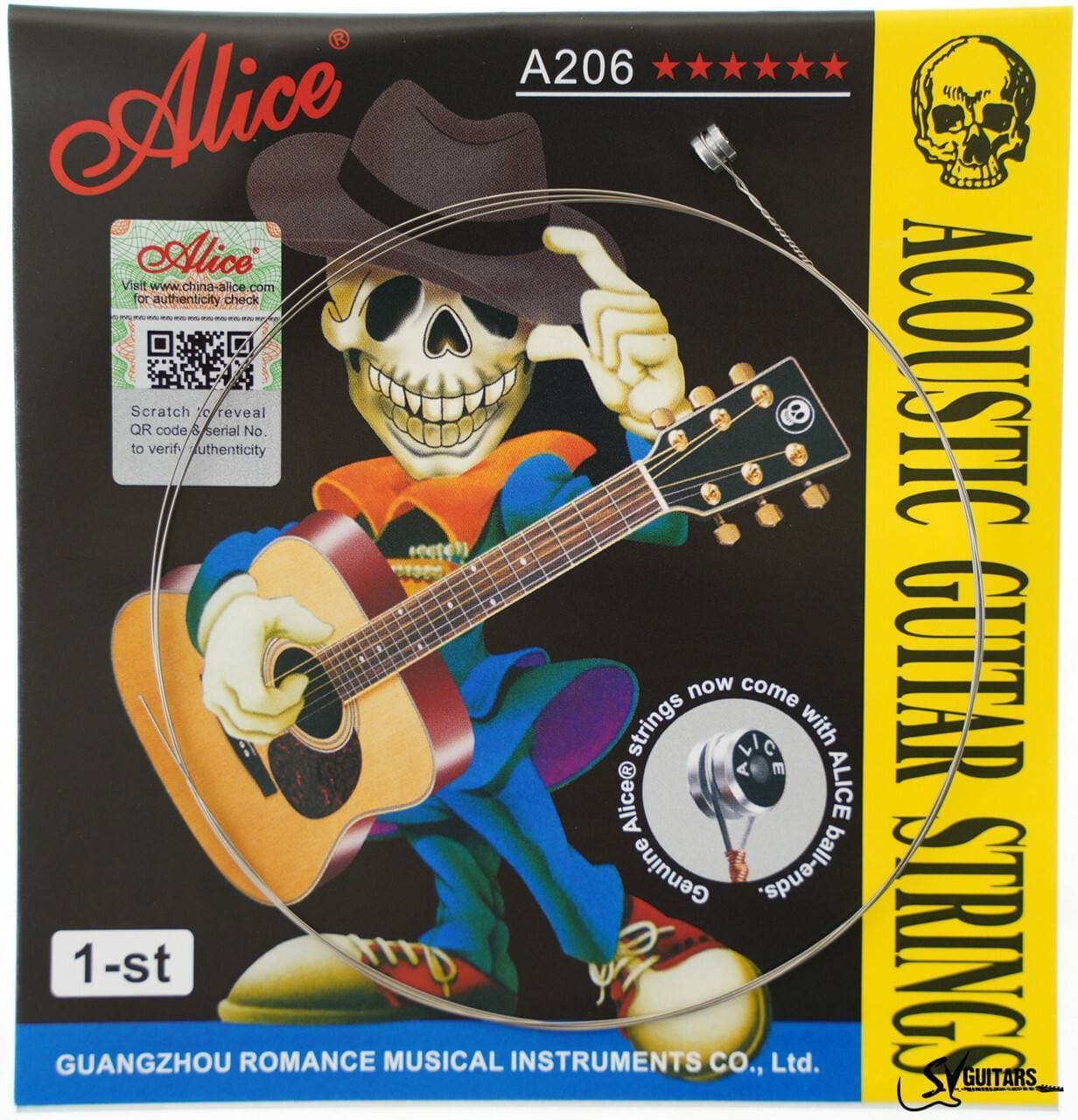 Alice A206-SL-E1 011 Individual String for Acoustic Guitar