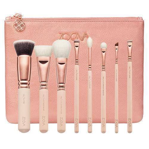ZOEVA Makeup Brushes Rose and Golden 15 Pieces Set