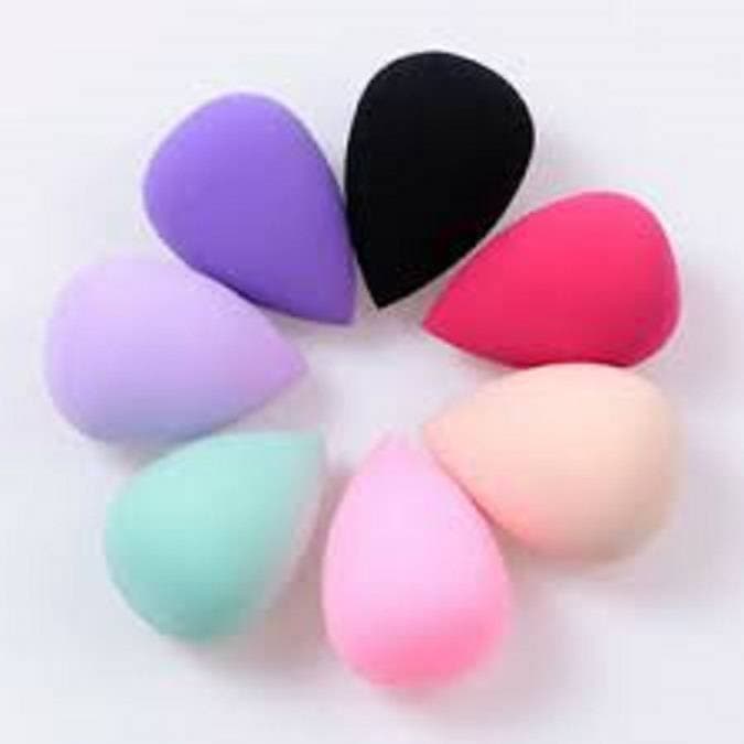 Pack Of 3 Foundation Sponge Blender Beauty Blending Makeup Sponge Flawless Beauty Puff Make Up Sponge