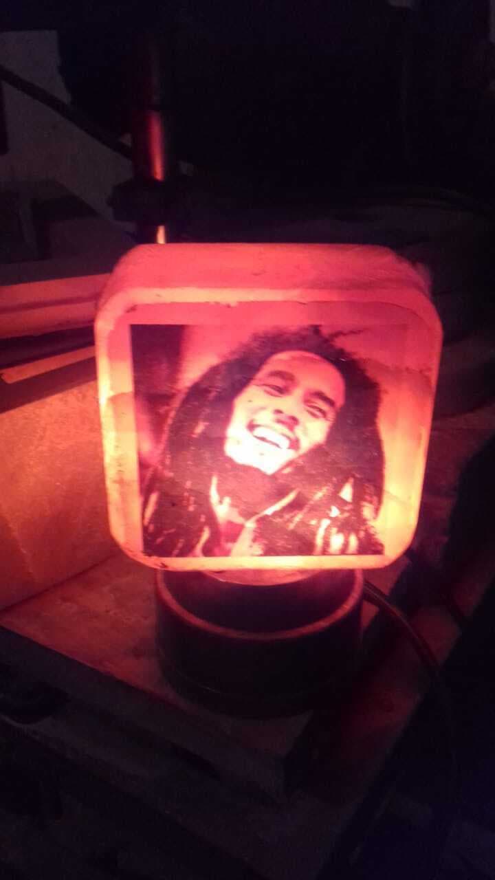 UV Print Salt Lamp For Room Decor