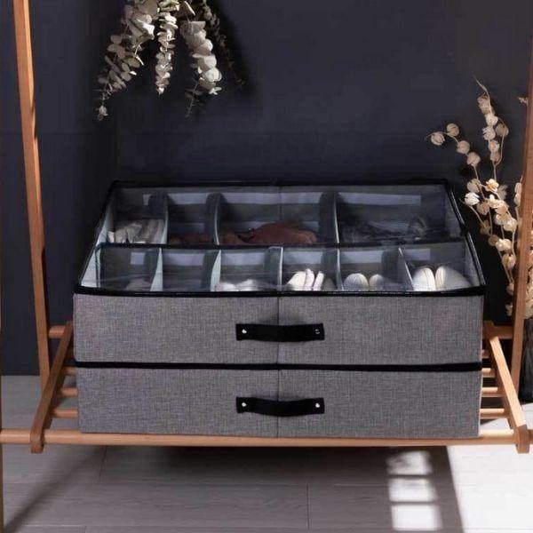 Under Bed Shoe Storage Organizer - Pack of 2