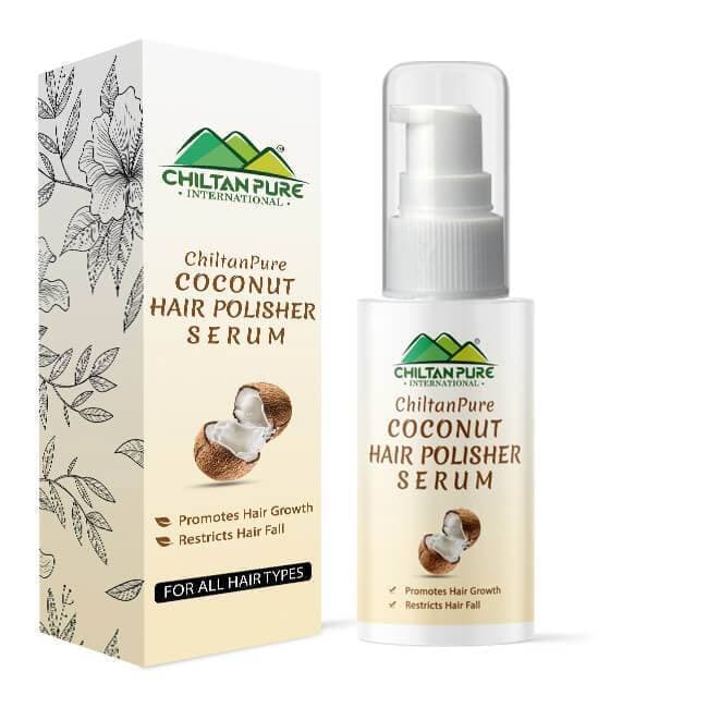 Chiltan Pure Coconut Hair Polisher Serum For Moisturizes Dry Hairs - 50ML