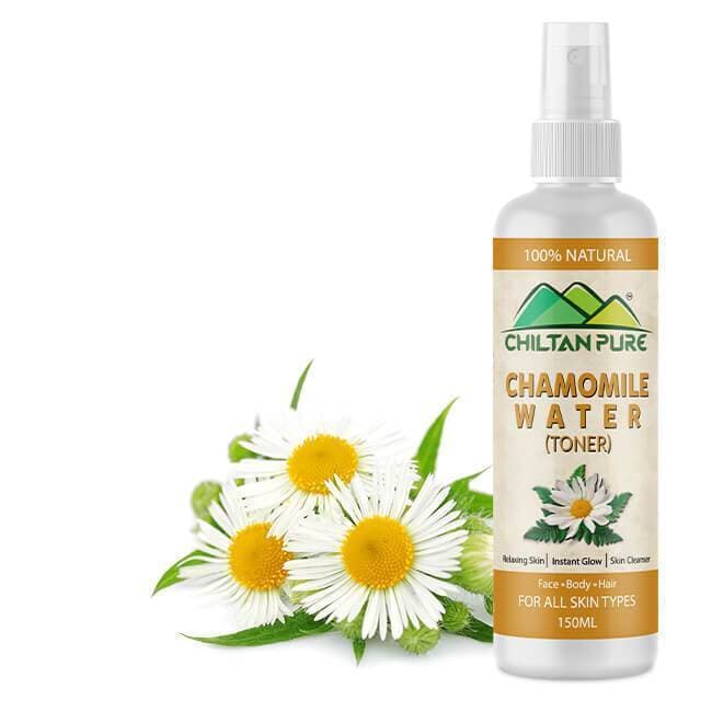 Chiltan Pure Chamomile Floral Water Toner - Reduce Skin Redness & Irritation - 150ML