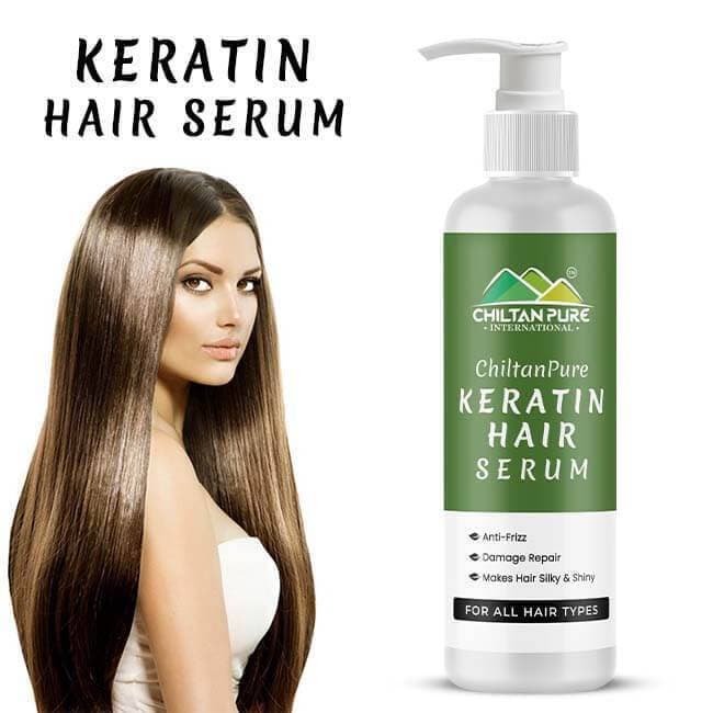 Chiltan Pure Keratin Hair Serum Makes Hair Glossy & Strong