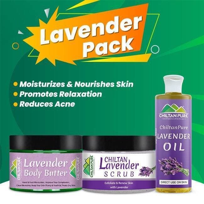 Chiltan Pure Lavender Pack - Clear Blemishes/Moisturizes & Exfoliates Skin