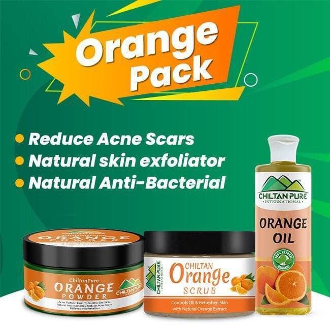 Chiltan Pure Orange Pack - Refreshes Skin/Fights Acne & Natural Anti-Bacterial